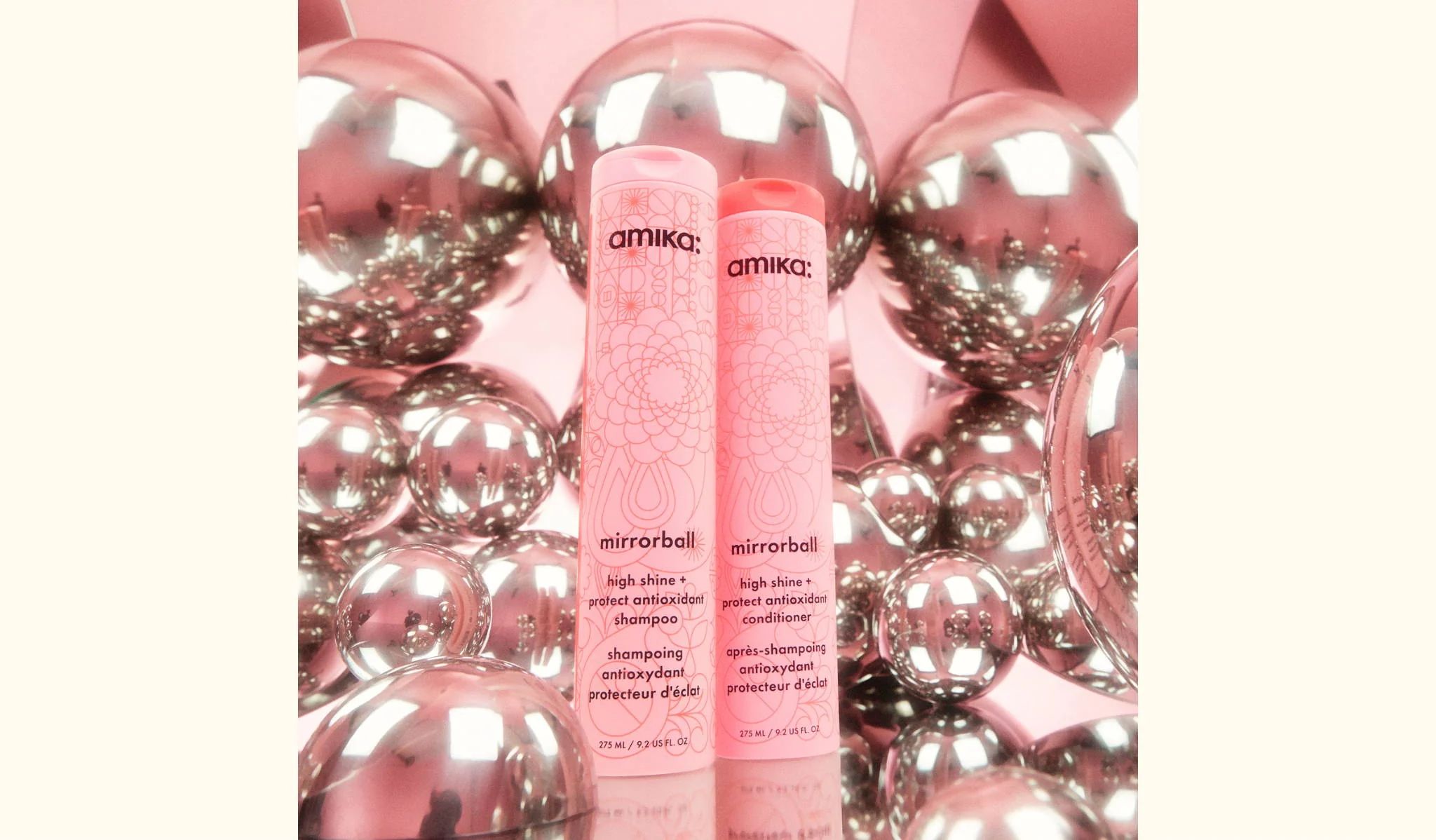 mirrorball high shine + protect antioxidant shampoo and conditioner