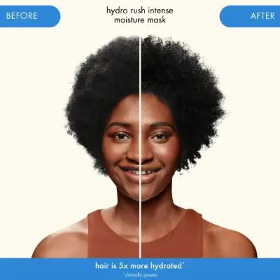 hydro rush intense moisture mask before and after