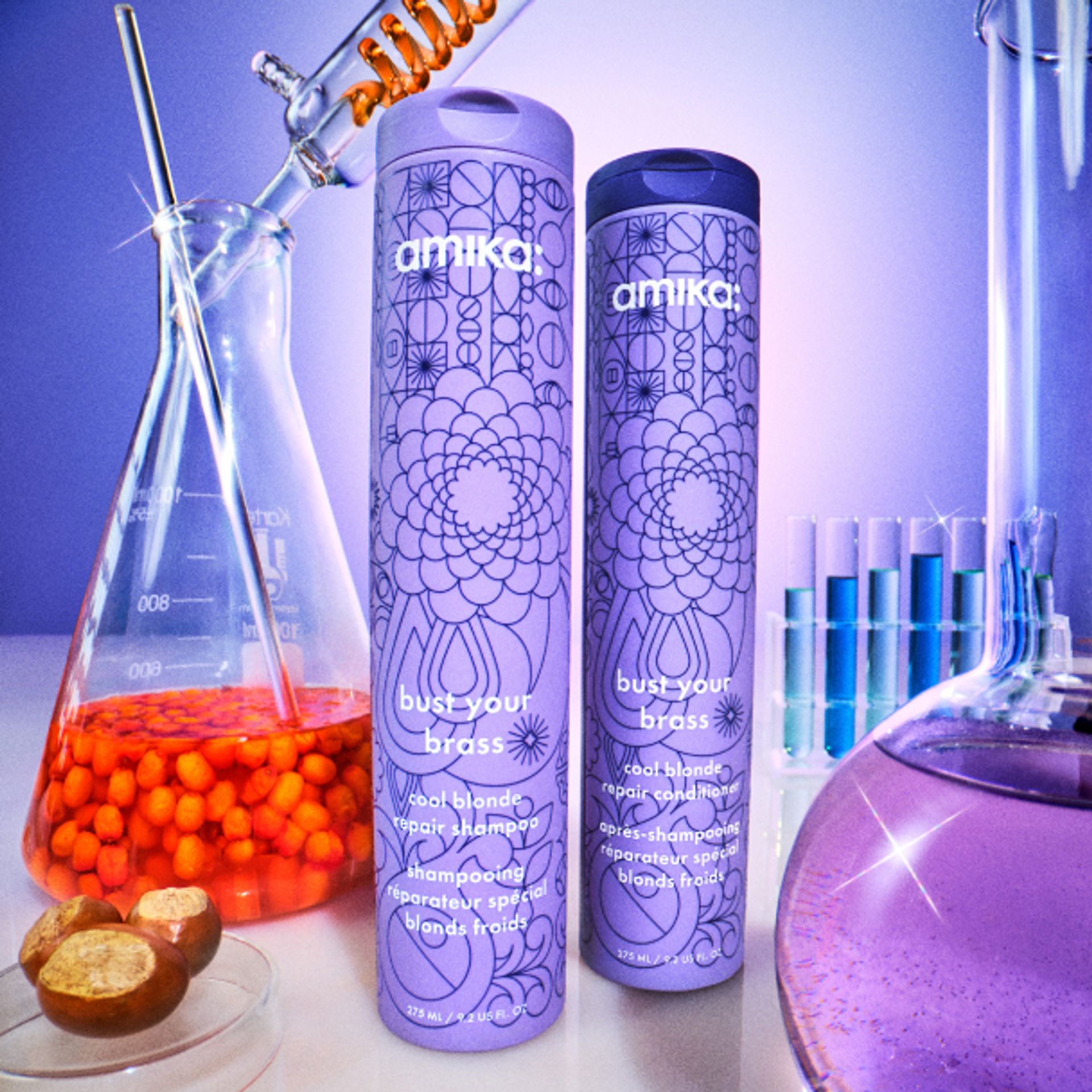 bust your brass cool blonde repair shampoo and conditioner