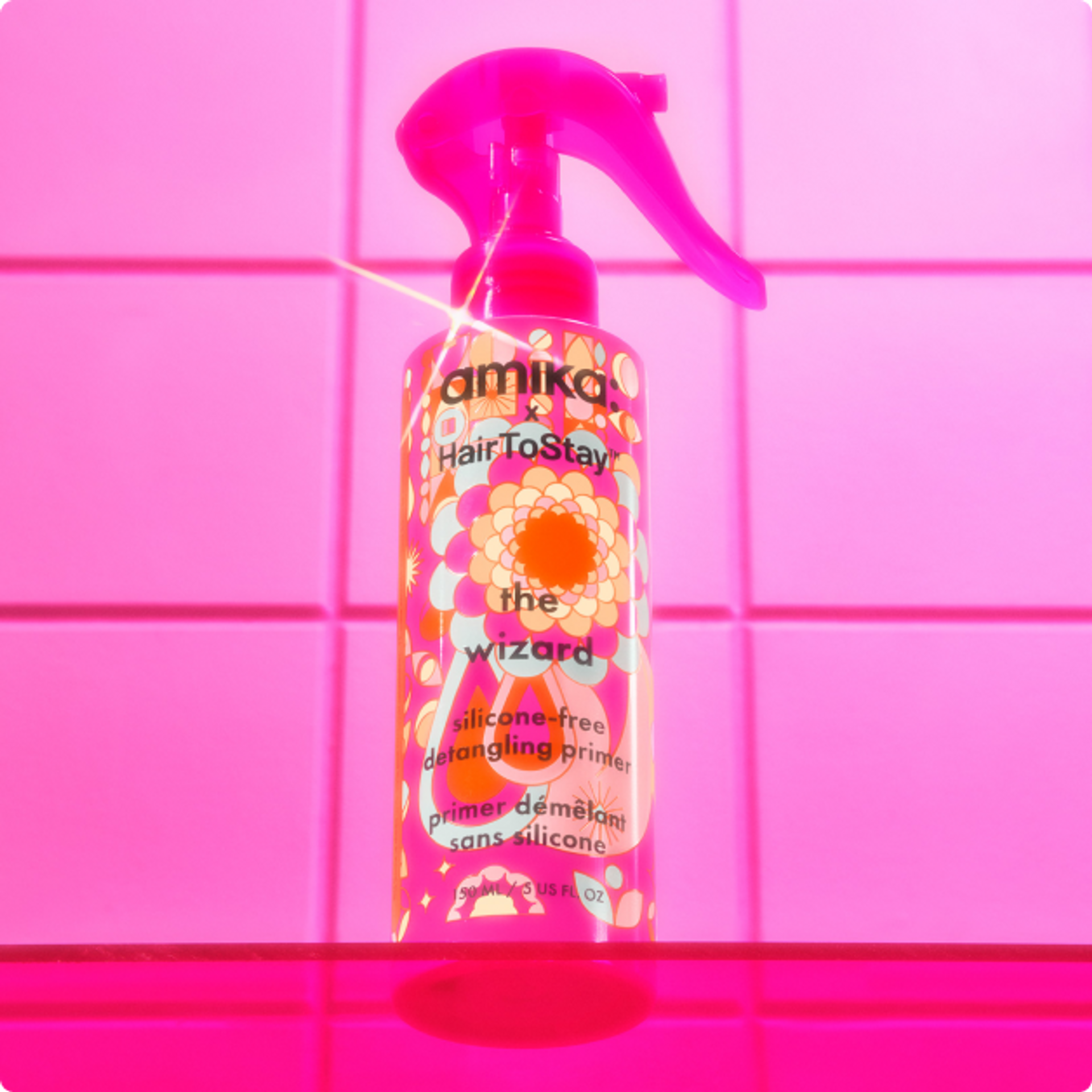 amika x HairToStay the wizard silicone-free detangling primer