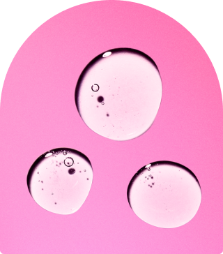 image of extended humidity shield
against a soft pink background.