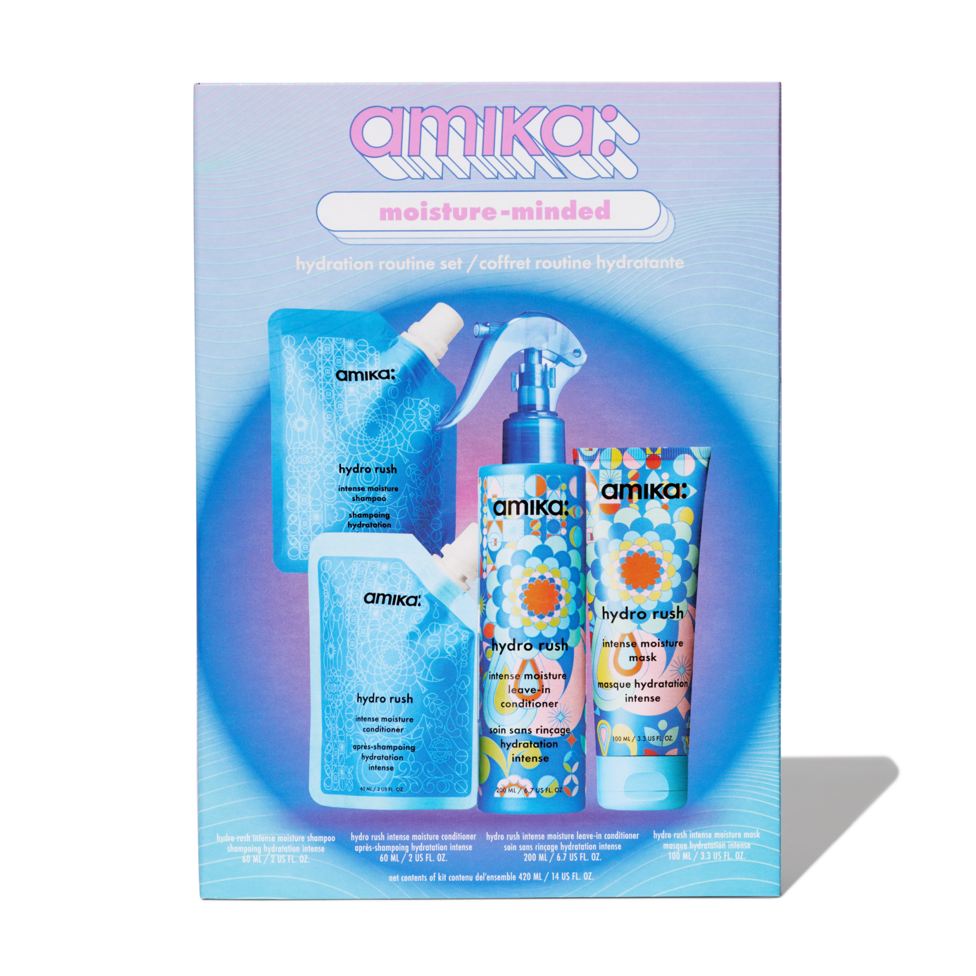 Image of 'moisture-minded' set, against transparent background