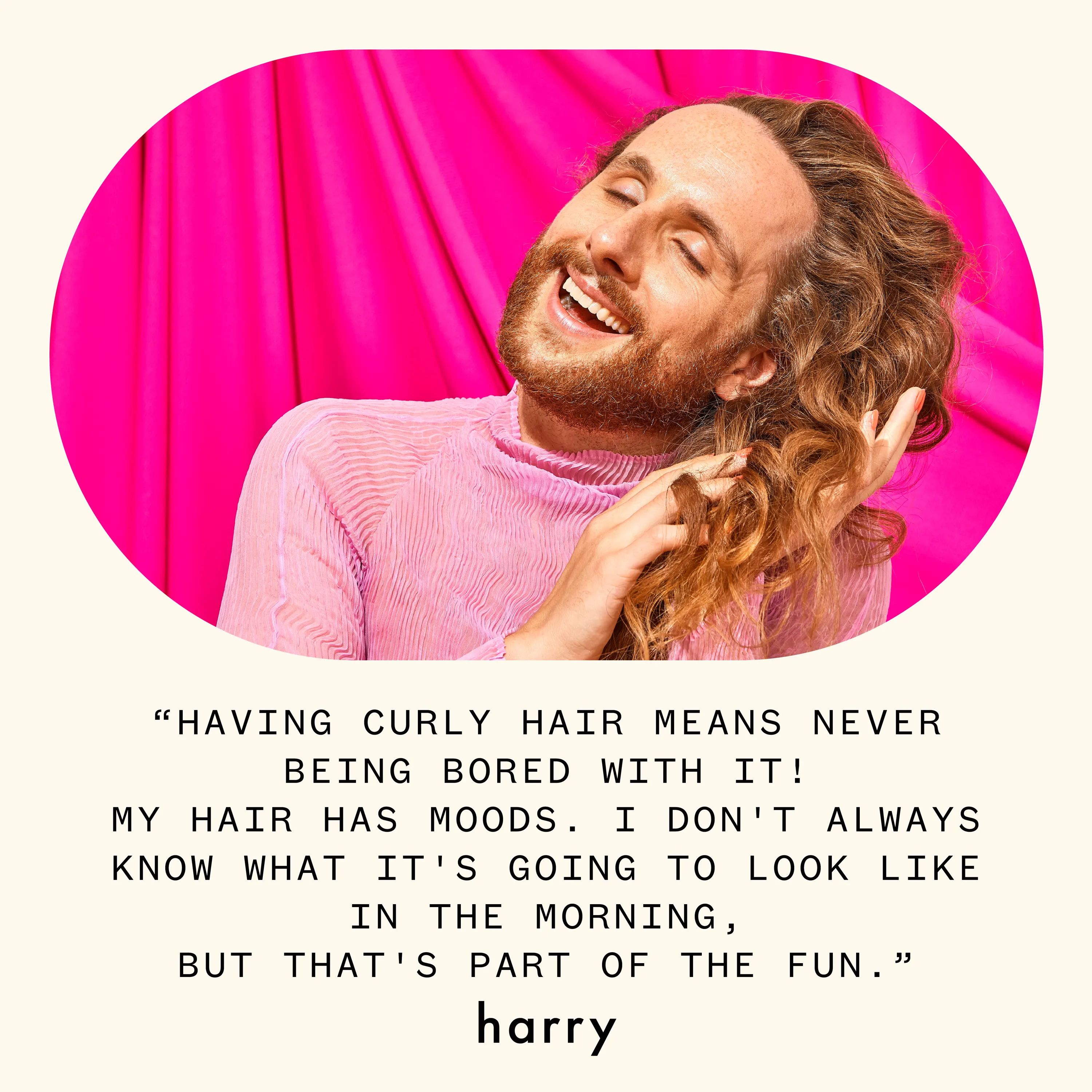 harry's hair diary quote