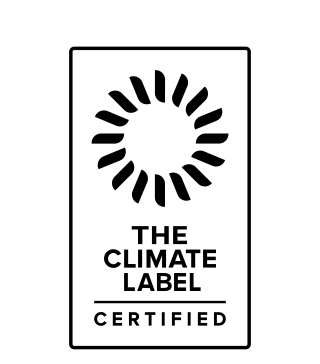 The Climate Label certified logo icon
