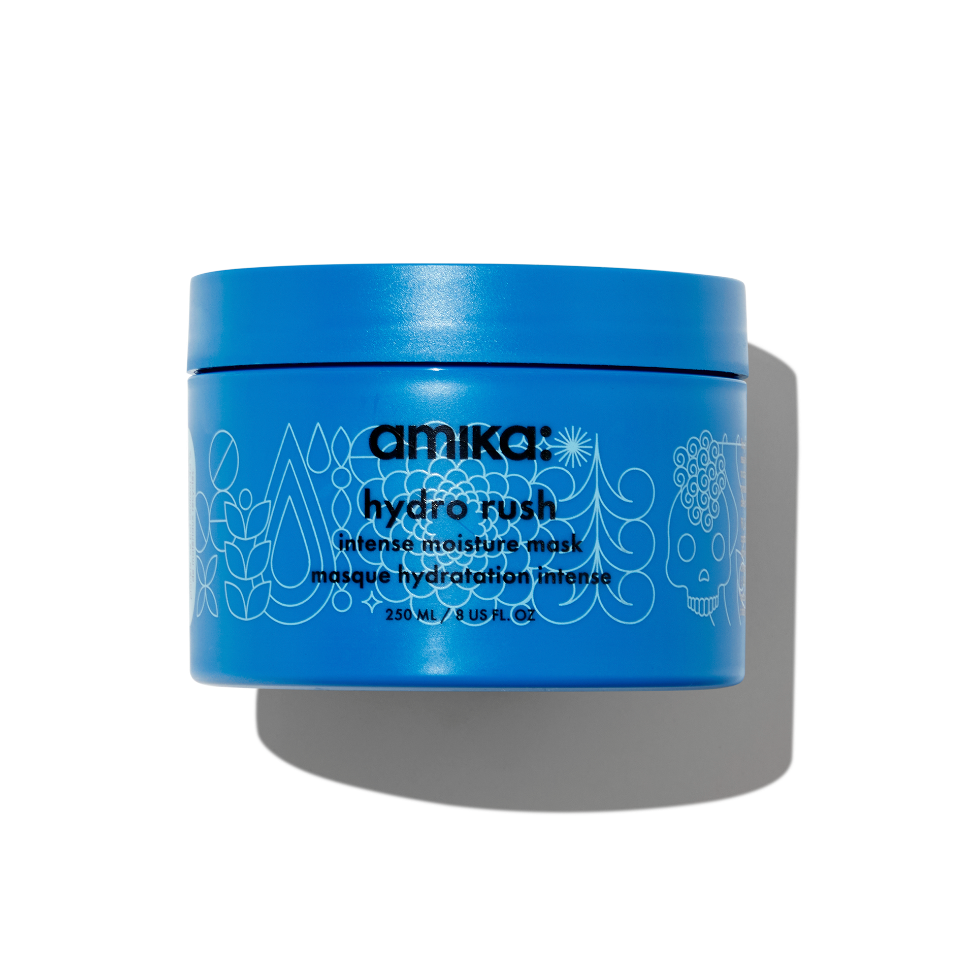 amika hydro rush intense moisture mask 250 ml / 8 US fl oz