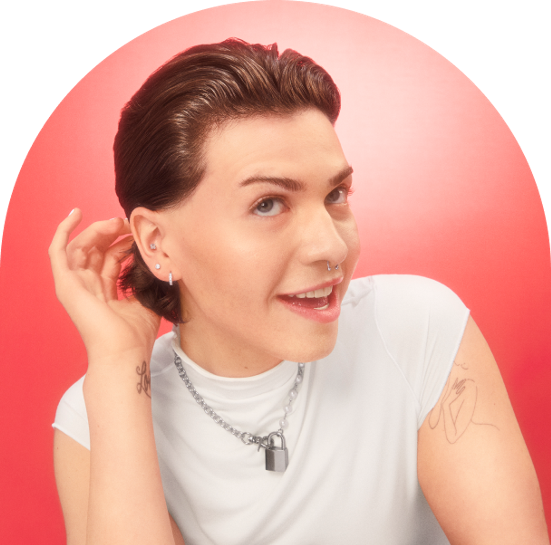 model after using hold collection products