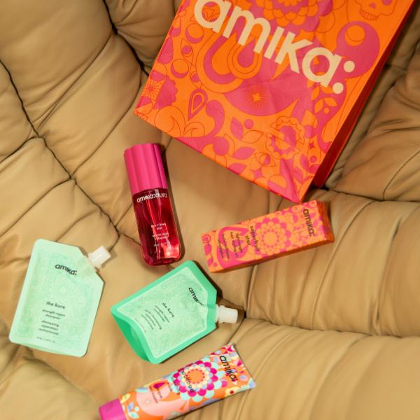 Image of amika products given to guests at amika's annual NYC climate week panel, Receipts of Real Impact