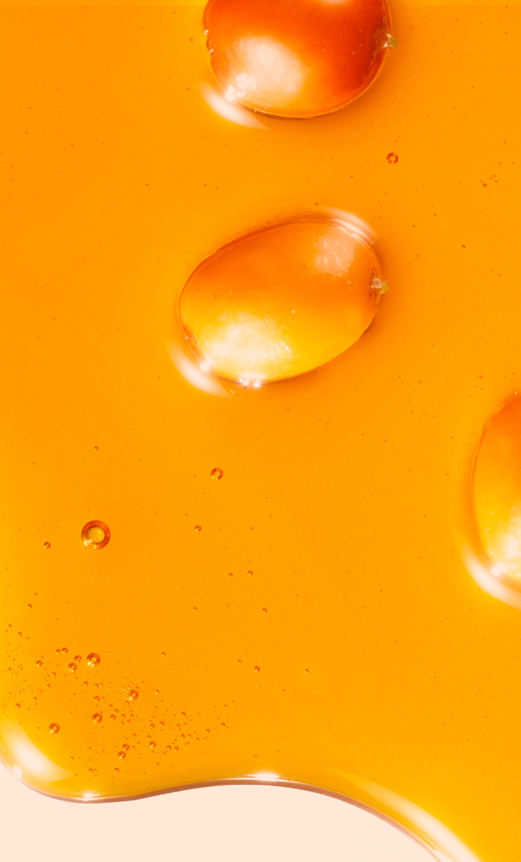 image of sea buckthorn berries on cream background for mobile version