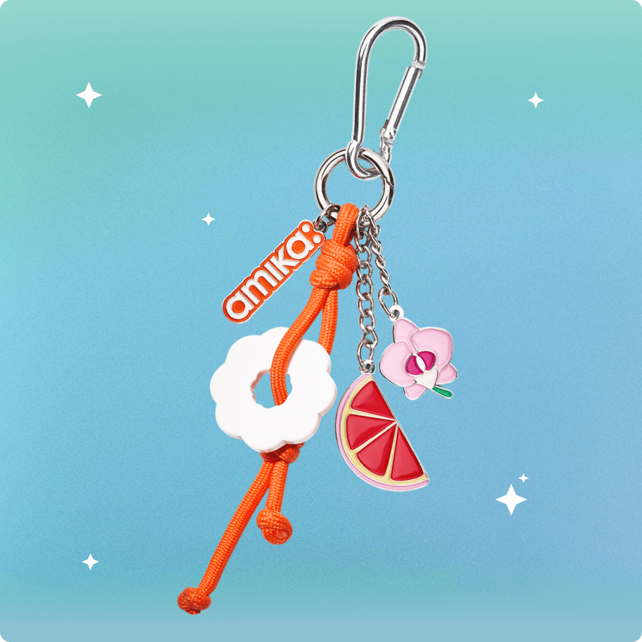 amika totally charmed keychain GWP