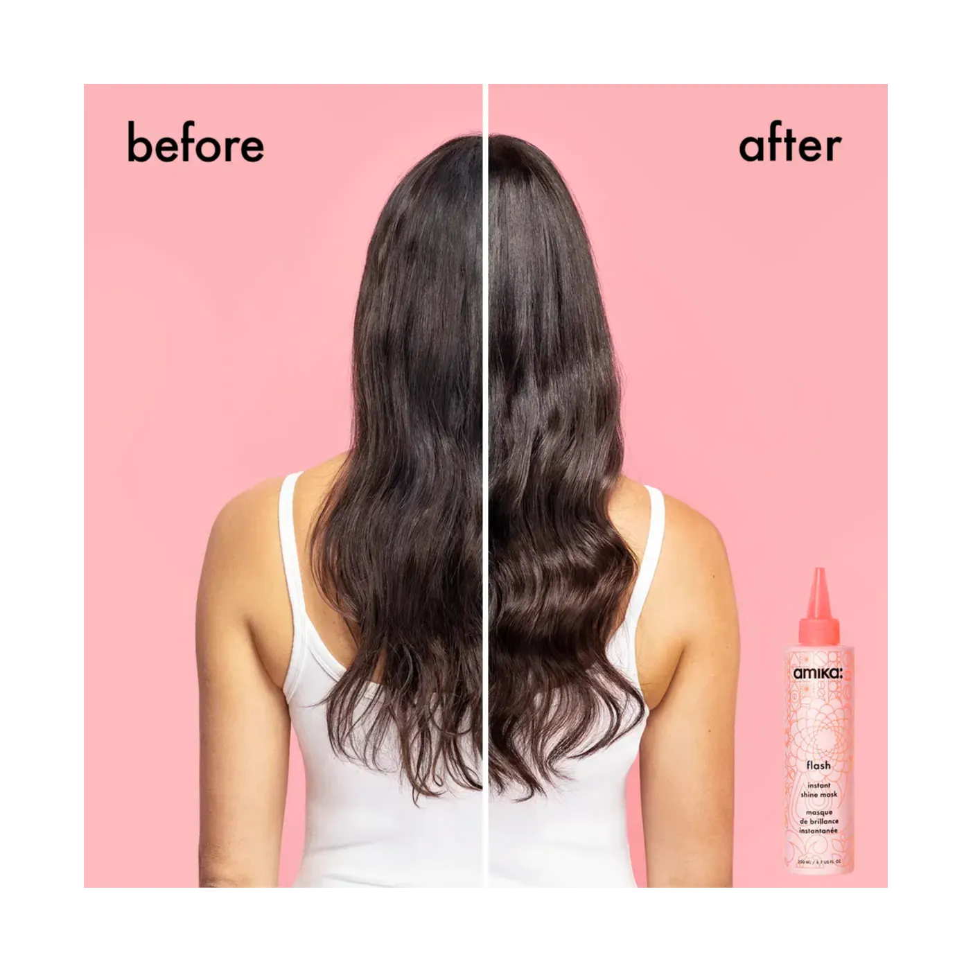flash instant shine treatment before and after