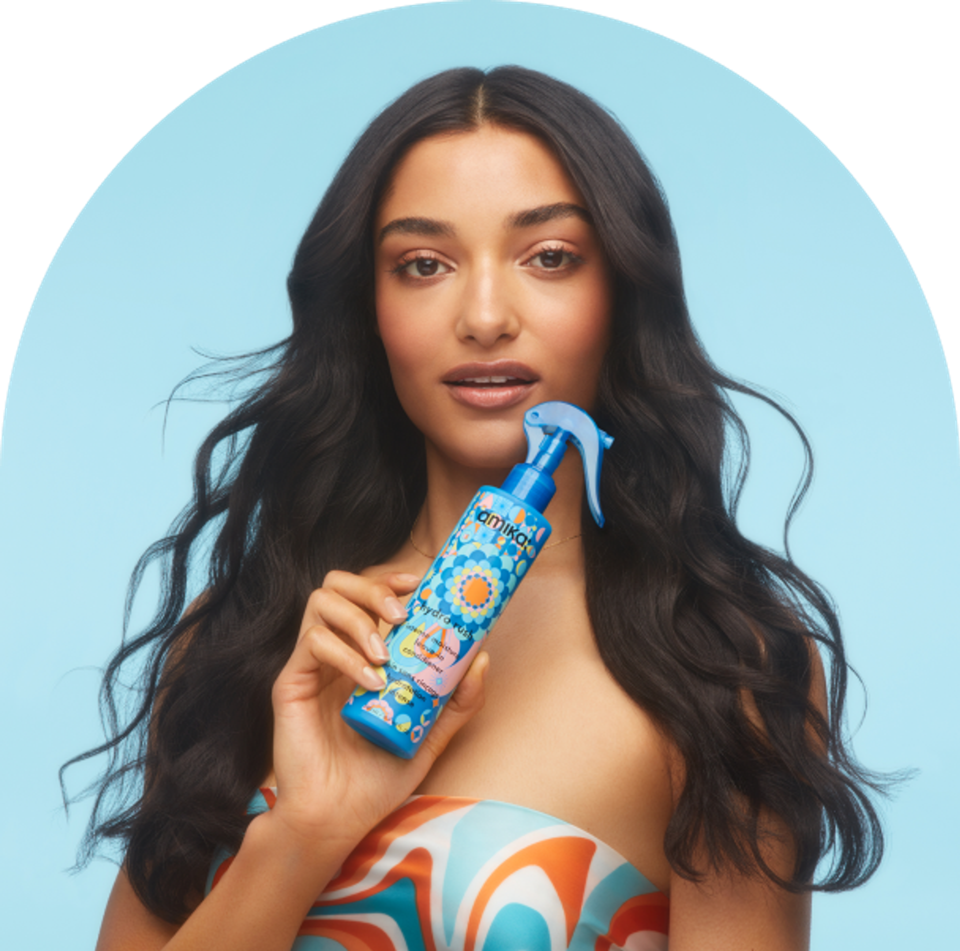 model holding hydro rush intense moisture leave-in conditioner