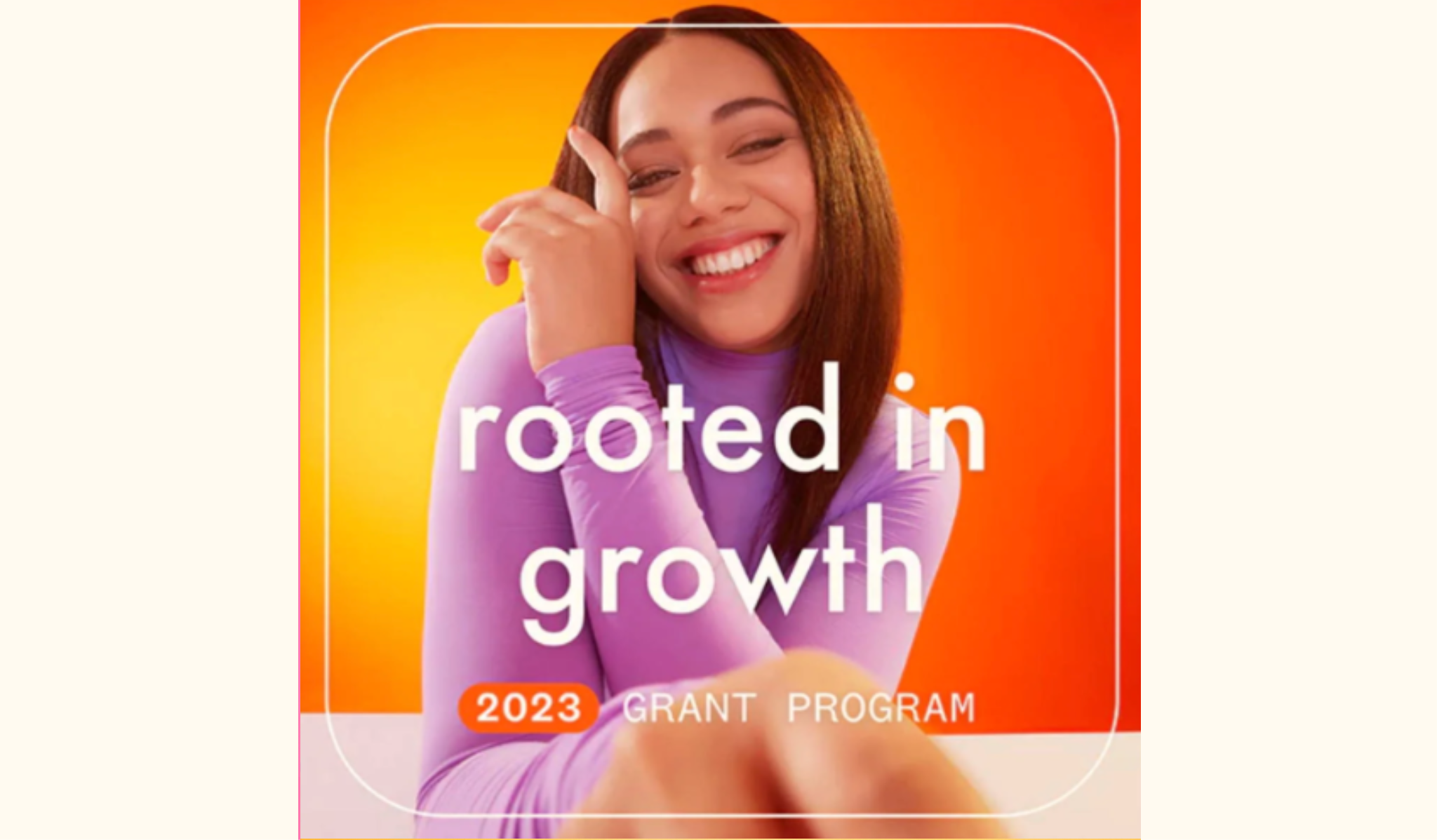 rooted in growth 2023 grant program graphic
