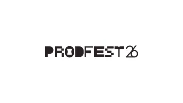 The ProdFest 26 wordmark in black on white.