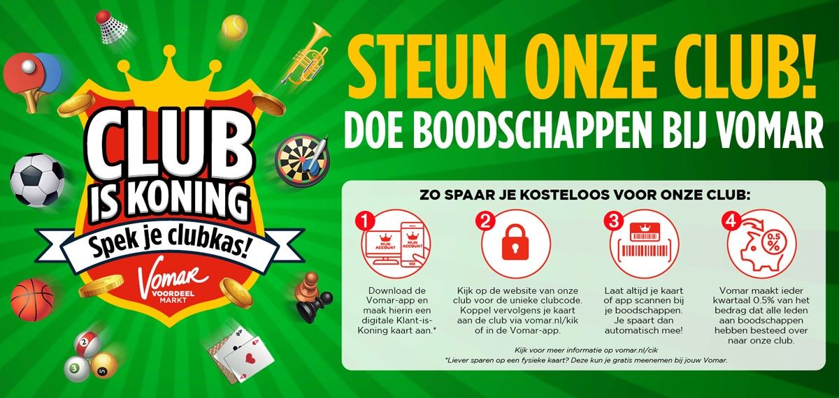 Doe mee met Vomar ‘Club is Koning’