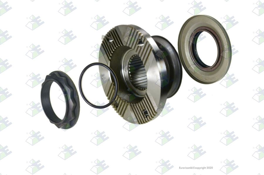 Eq.brida d.180 mm din 9 dientes