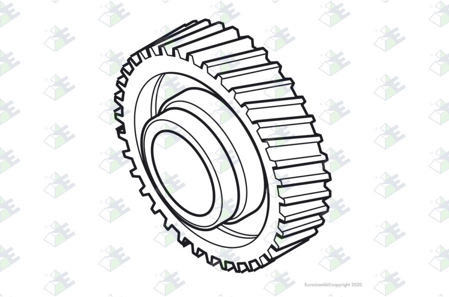 Piñón conducido 22 dientes