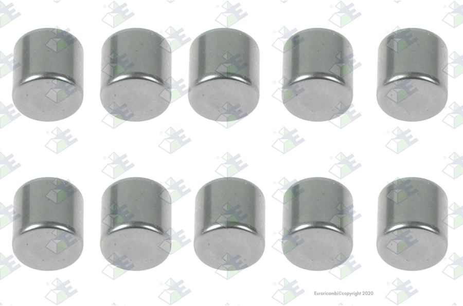 Rodillo din 5402 d.7x7