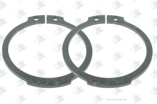 Anillo Seeger e.2.80 mm