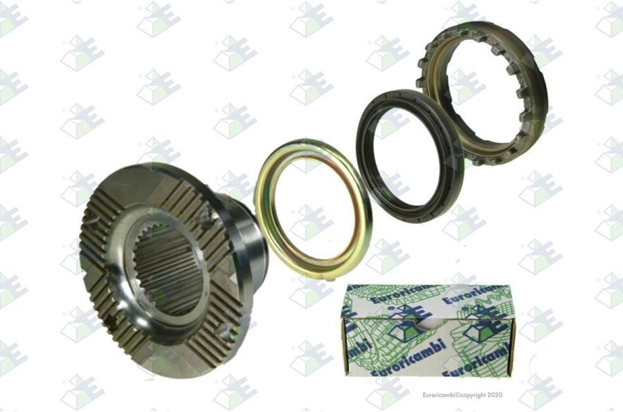 Eq.brida d.150 mm din 9 dientes