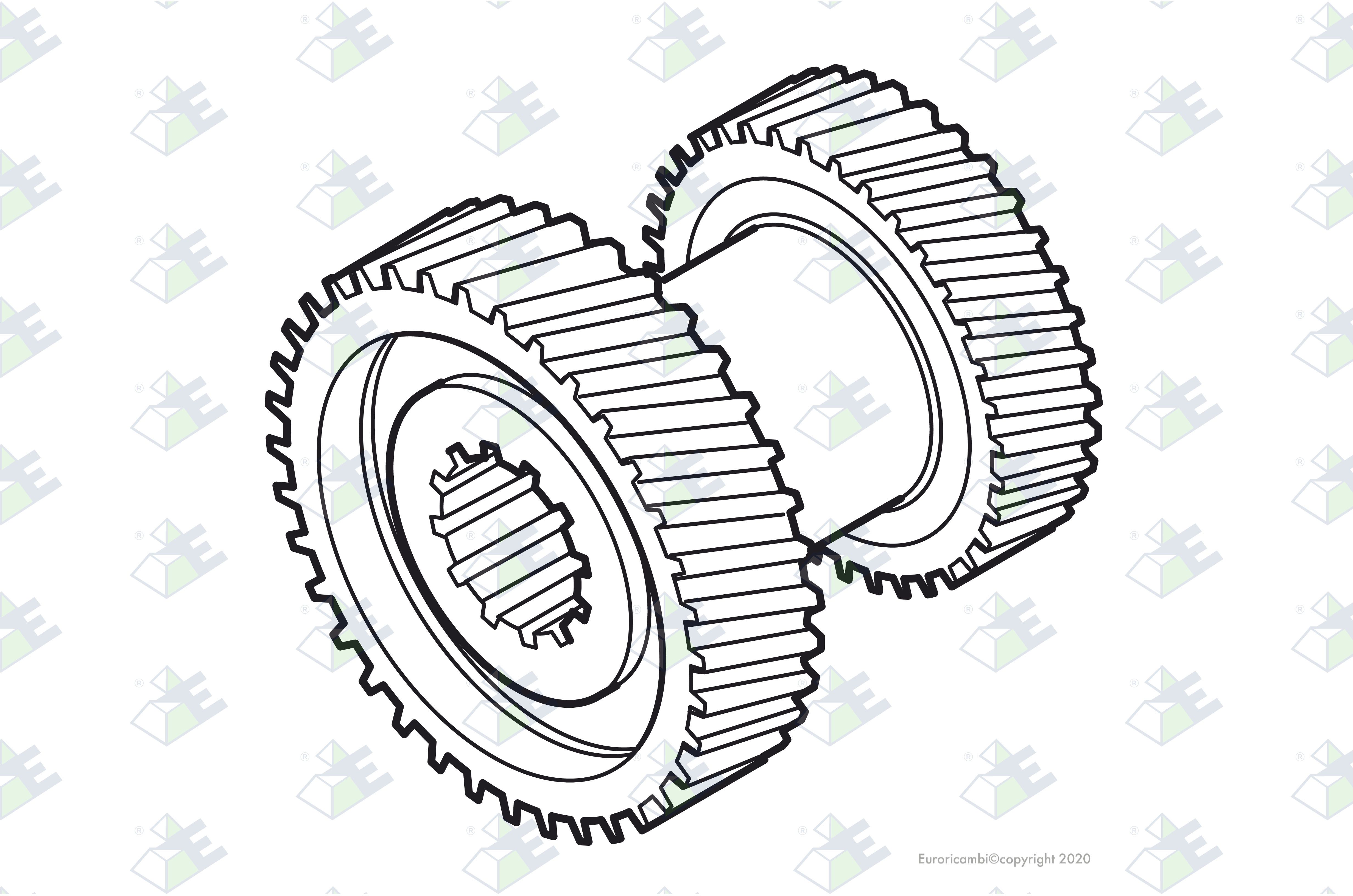 Engr. doble 2a/3a 17/22 dientes