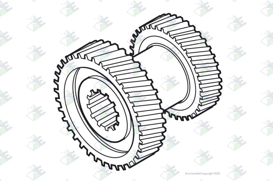 Engr. doble 2a/3a 17/22 dientes