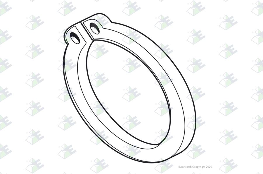 Anillo Seeger e.2.50 mm