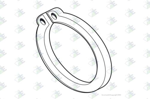 Anillo Seeger e.2.50 mm