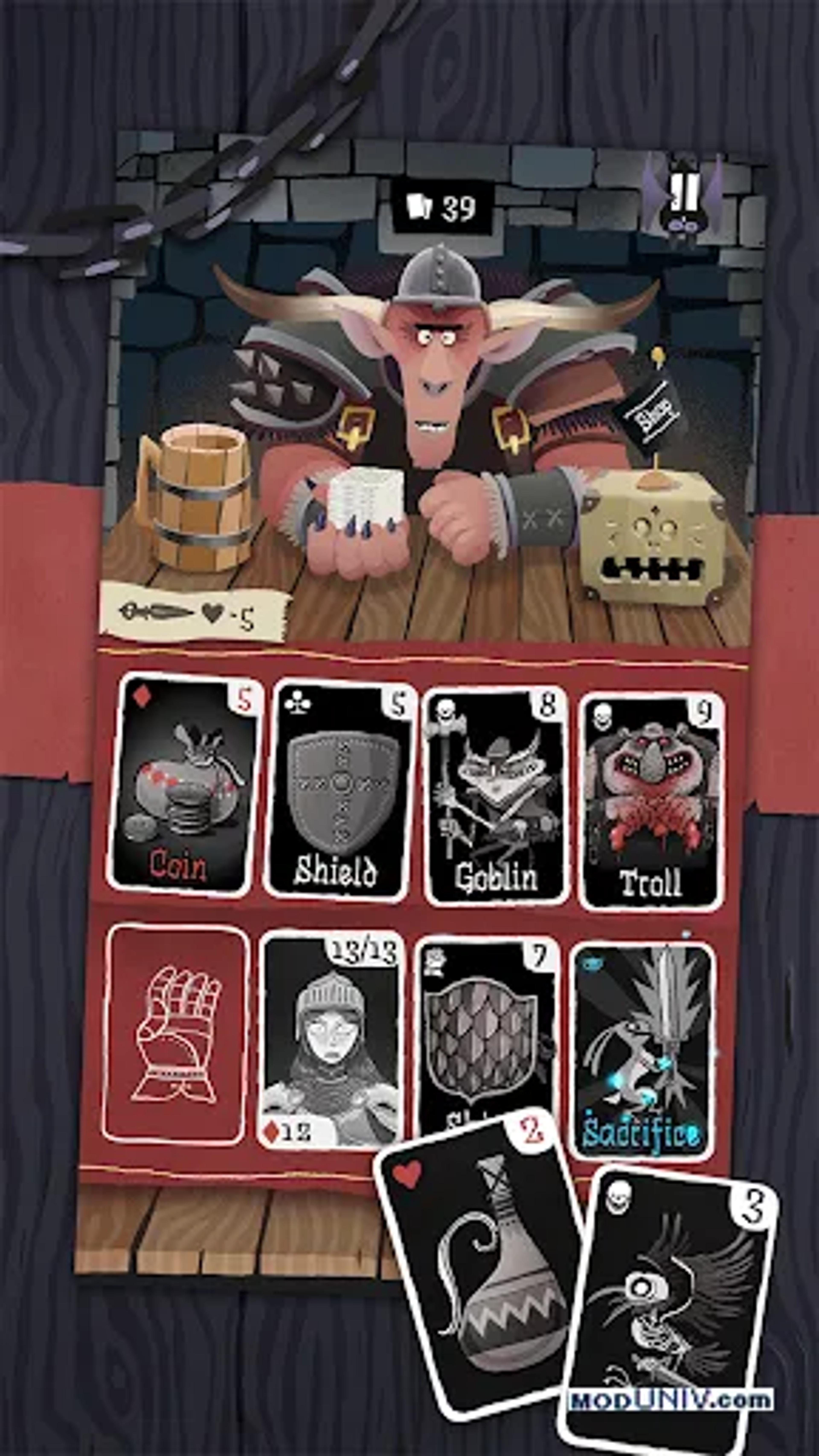 Captura de tela 3 de Card Crawl