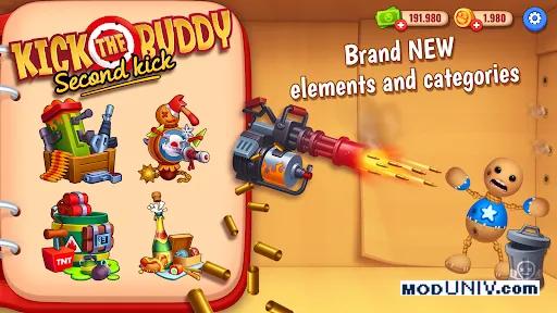 Captura de tela 4 de Kick the Buddy: Second Kick