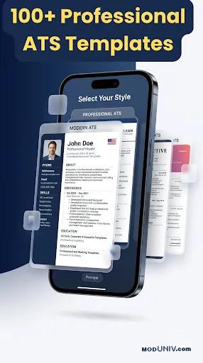 Captura de tela 2 de Fast CV Maker: Resume Builder