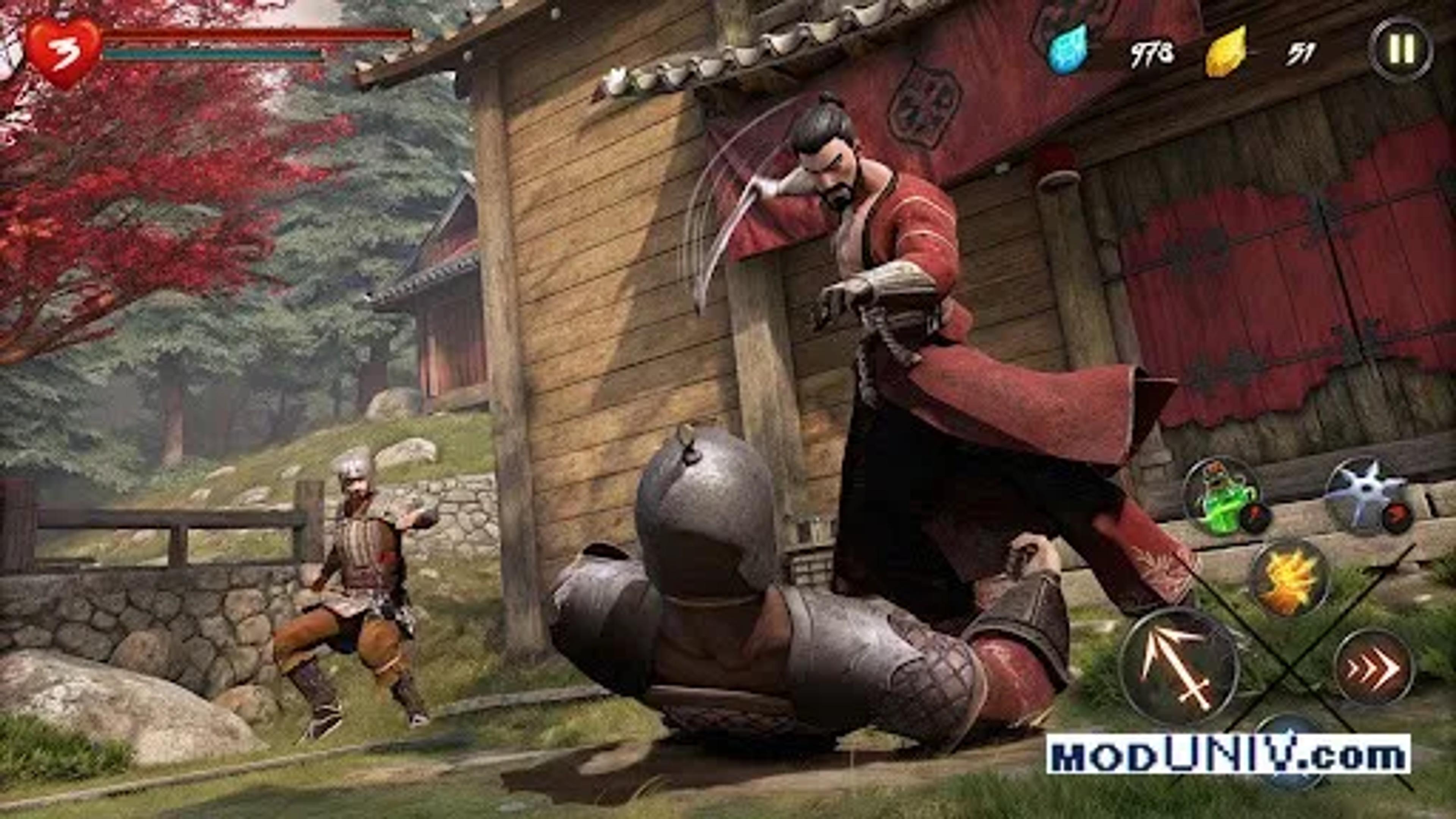 Captura de tela 1 de Takashi Ninja Samurai Game