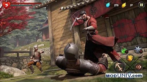 Captura de tela 1 de Takashi Ninja Samurai Game