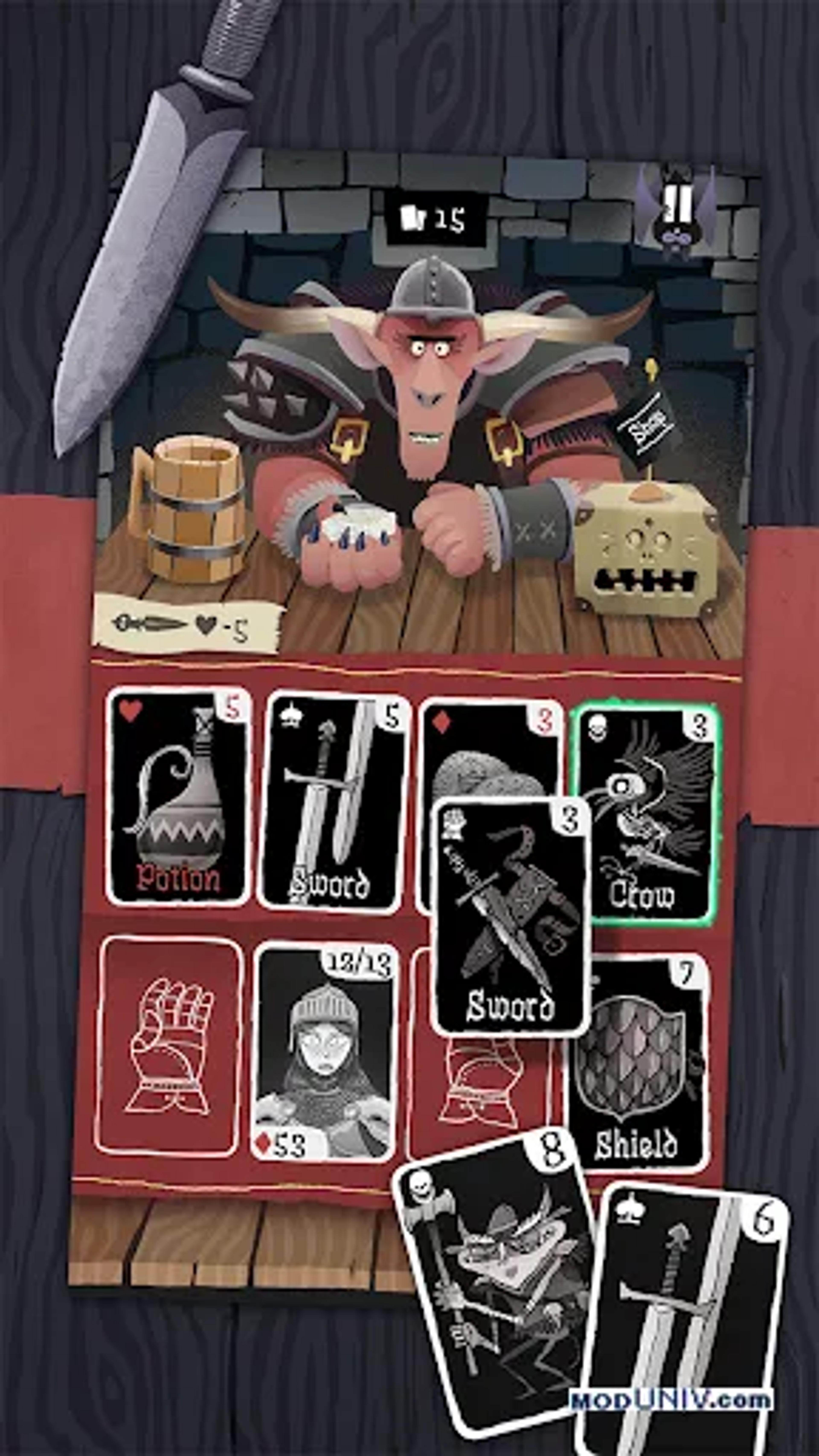 Captura de tela 1 de Card Crawl
