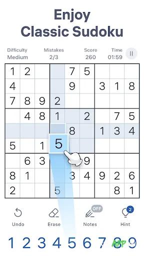 لقطة شاشة 1 من Sudoku.com - Sudoku Puzzle