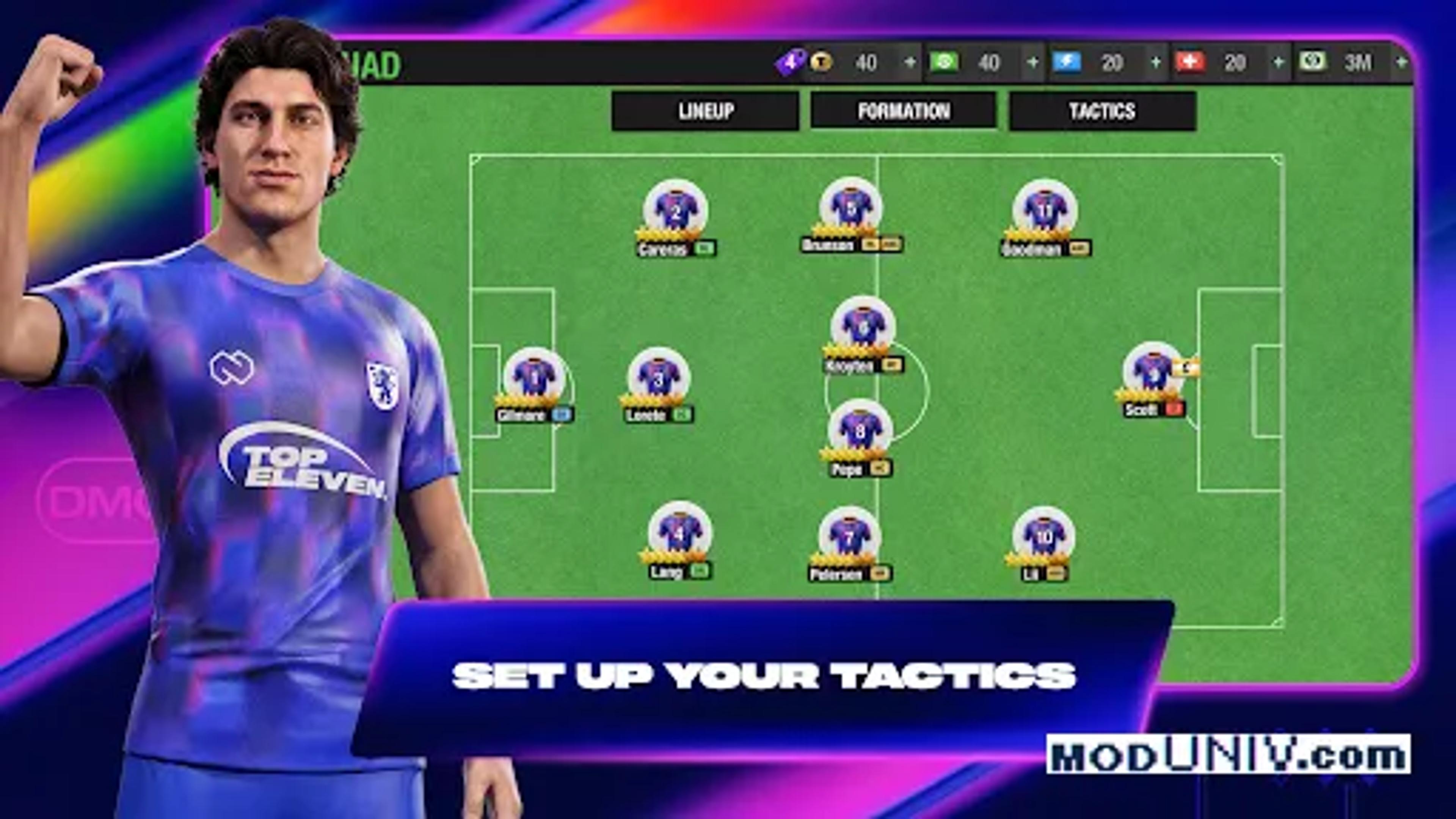 Captura de tela 4 de Top Eleven Be a Soccer Manager