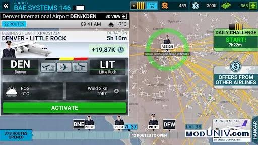 Captura de tela 3 de Airline Commander: Flight Game