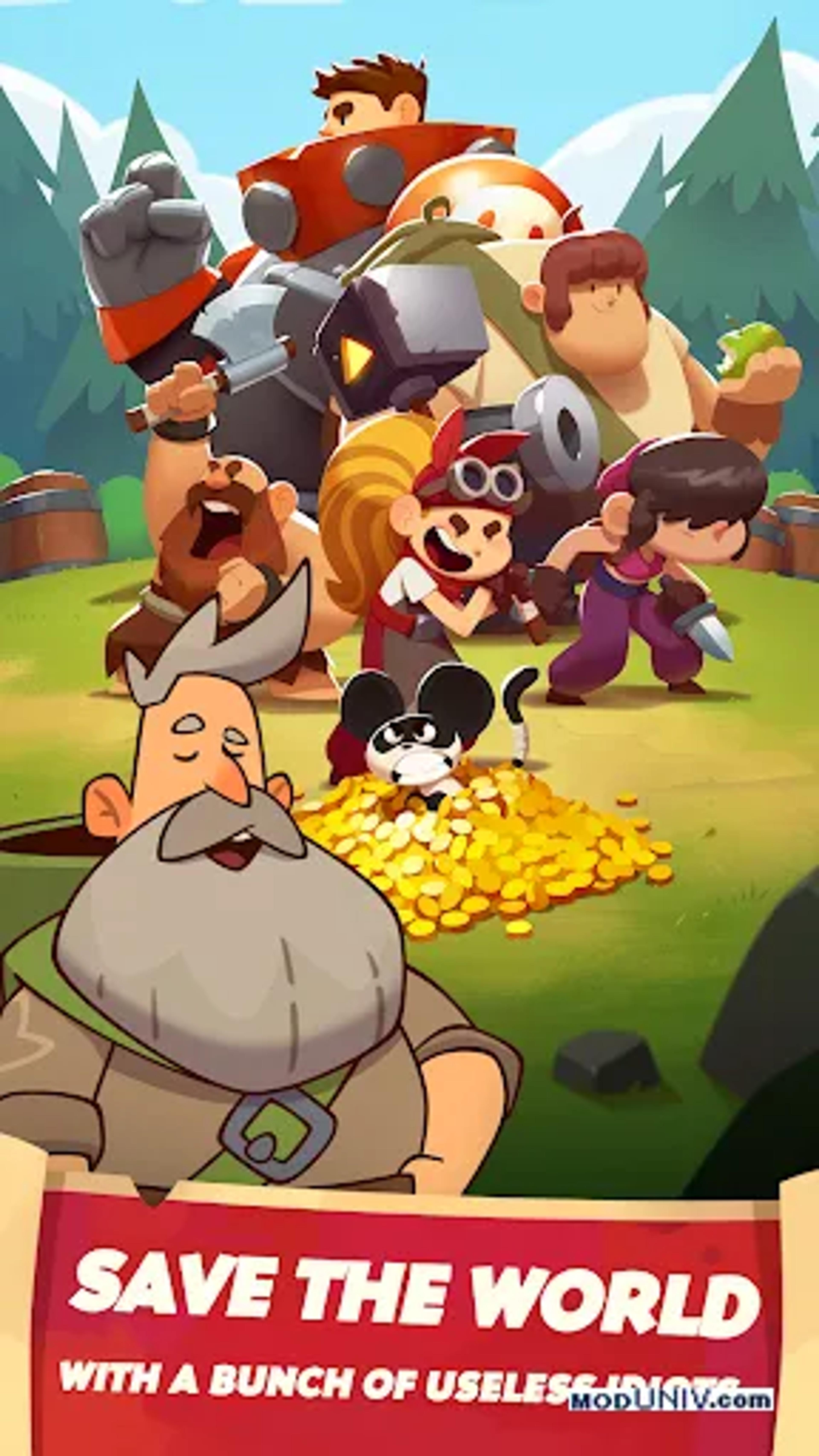 Captura de tela 2 de Almost a Hero — Idle RPG