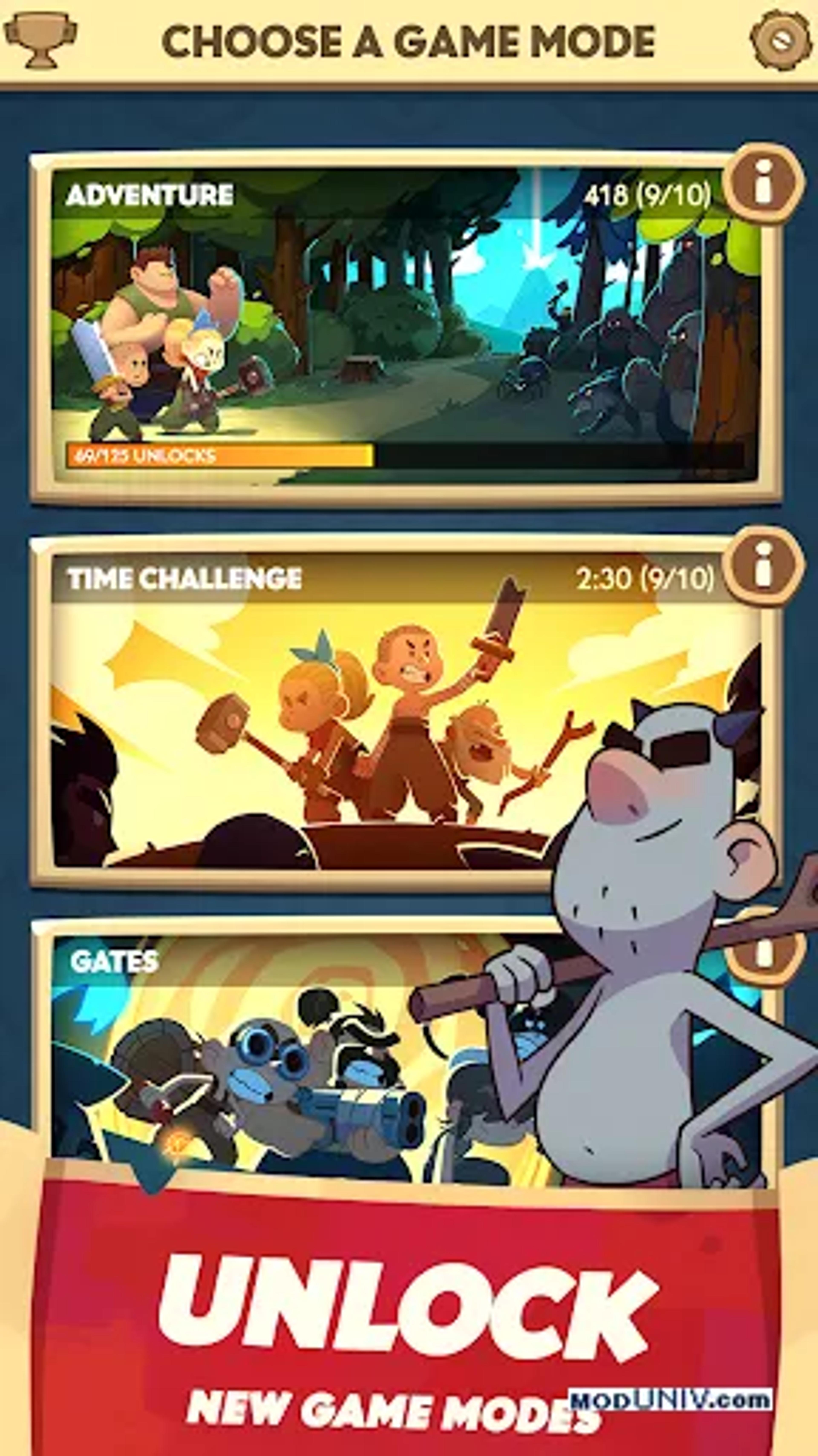 Captura de tela 1 de Almost a Hero — Idle RPG