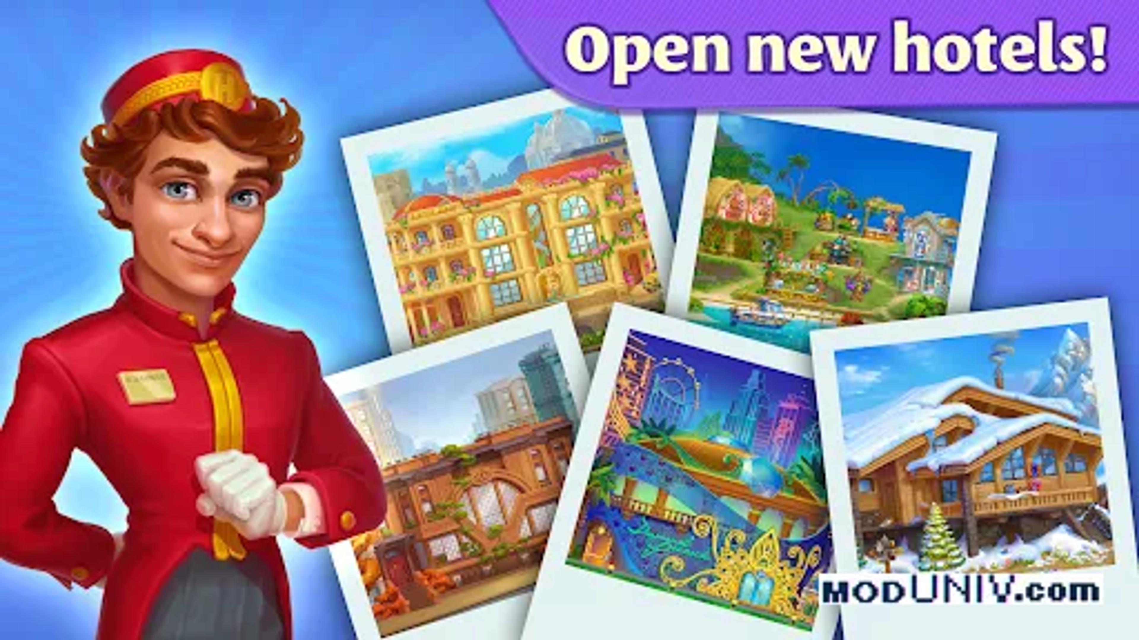 Captura de tela 3 de Grand Hotel Mania: Hotel games