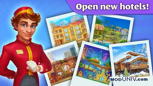 Captura de tela 3 de Grand Hotel Mania: Hotel games