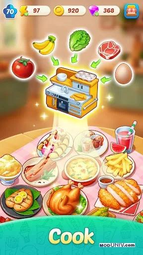 Captura de tela 3 de Merge Cooking®