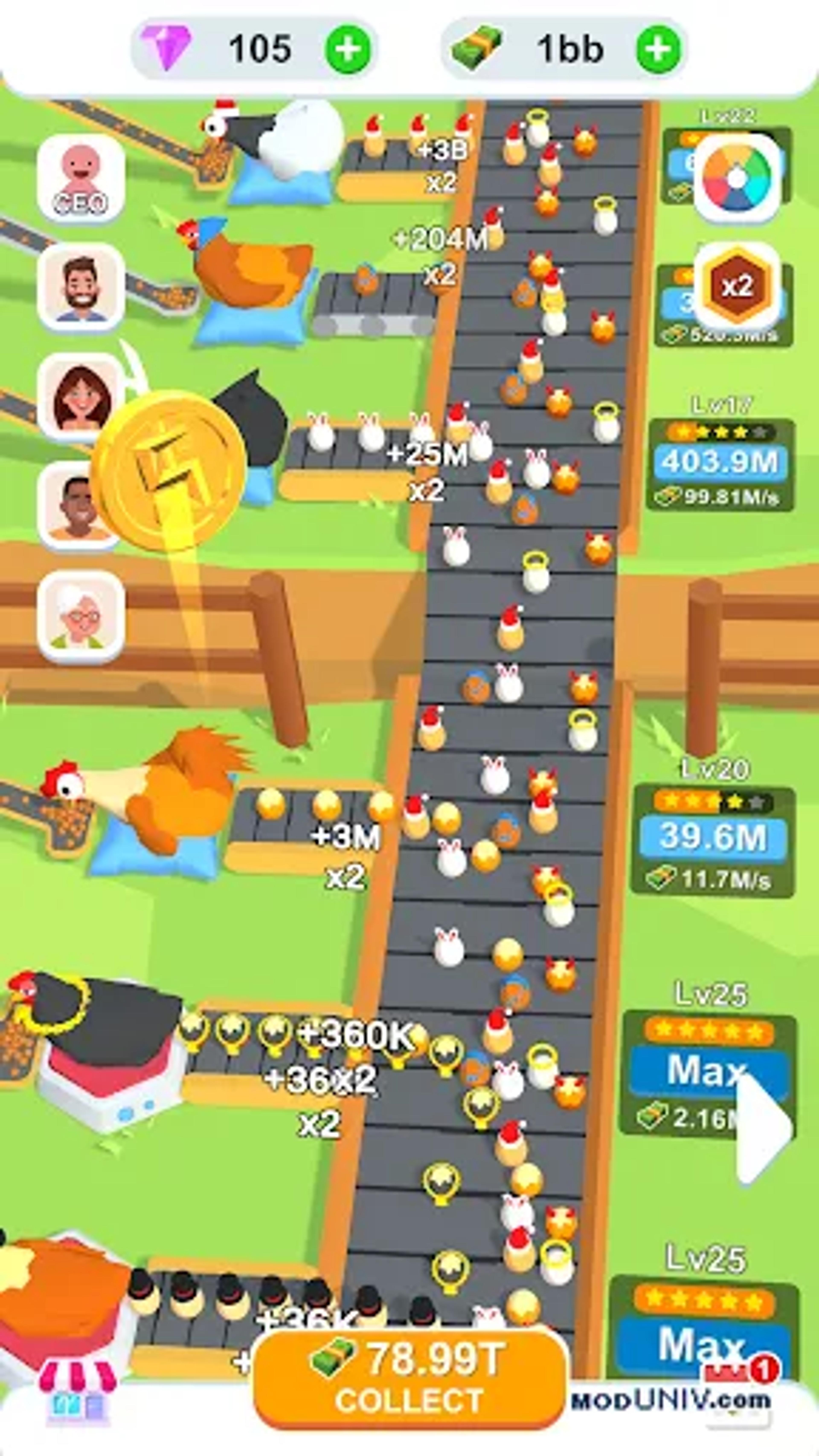 Captura de tela 3 de Idle Egg Factory
