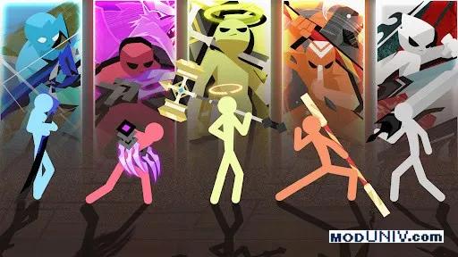Captura de tela 4 de Epic Stickman: Idle RPG War