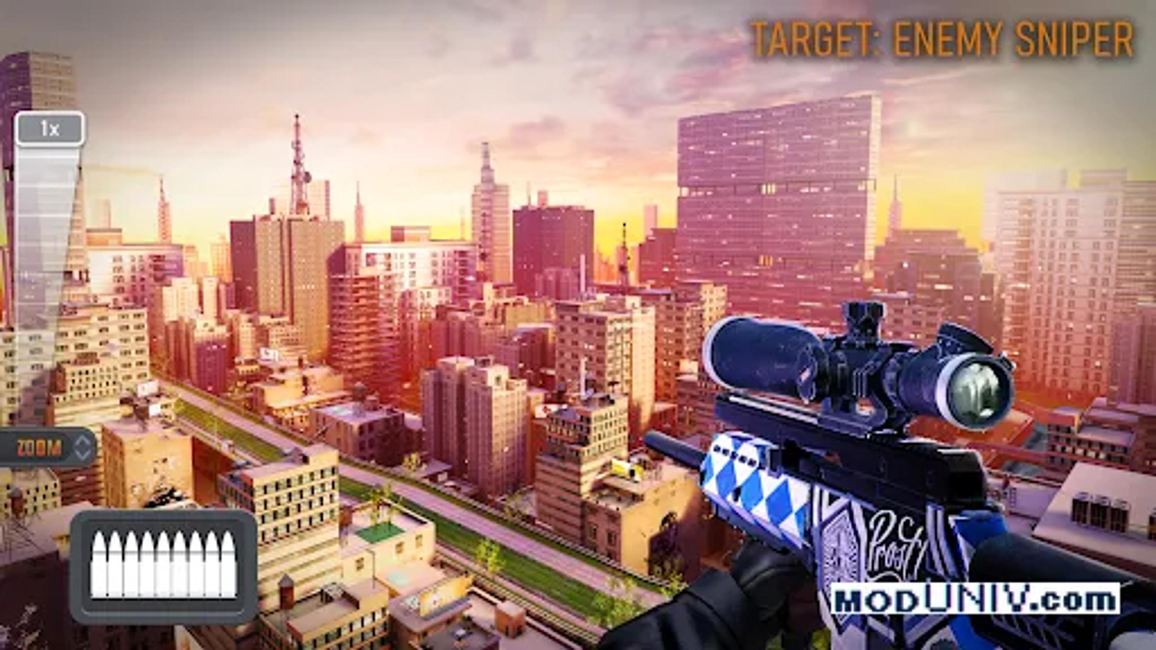 Captura de tela 4 de Sniper 3D：Gun Shooting Games