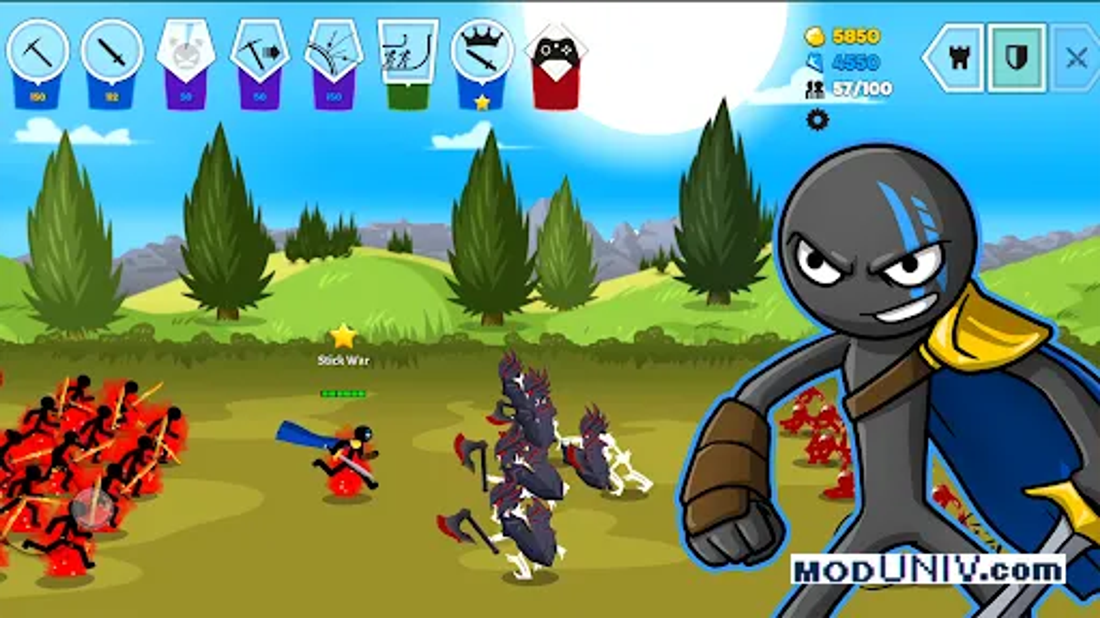 Captura de tela 2 de Stick War: Saga