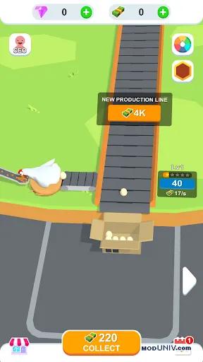 Captura de tela 4 de Idle Egg Factory
