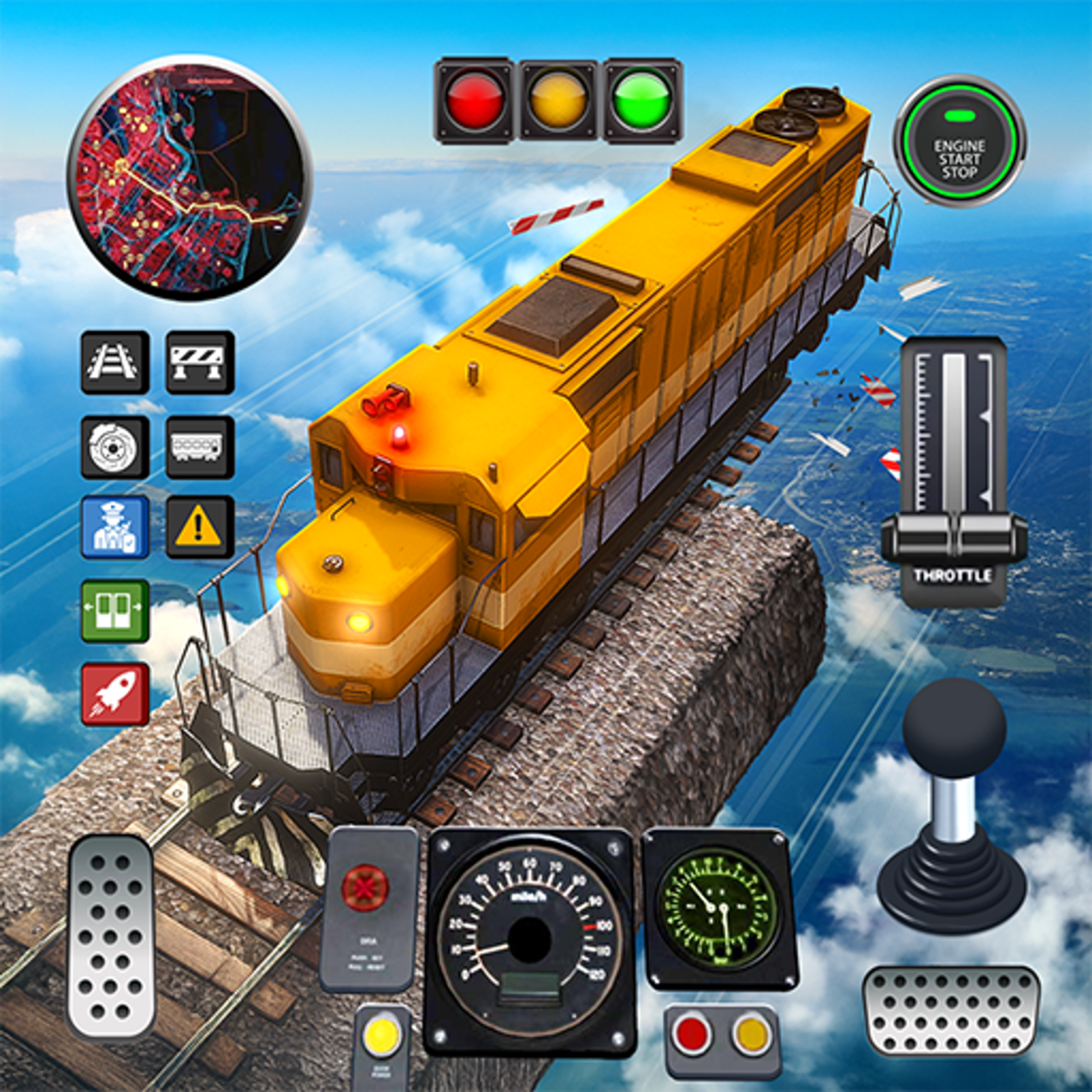Train Ramp Jumping