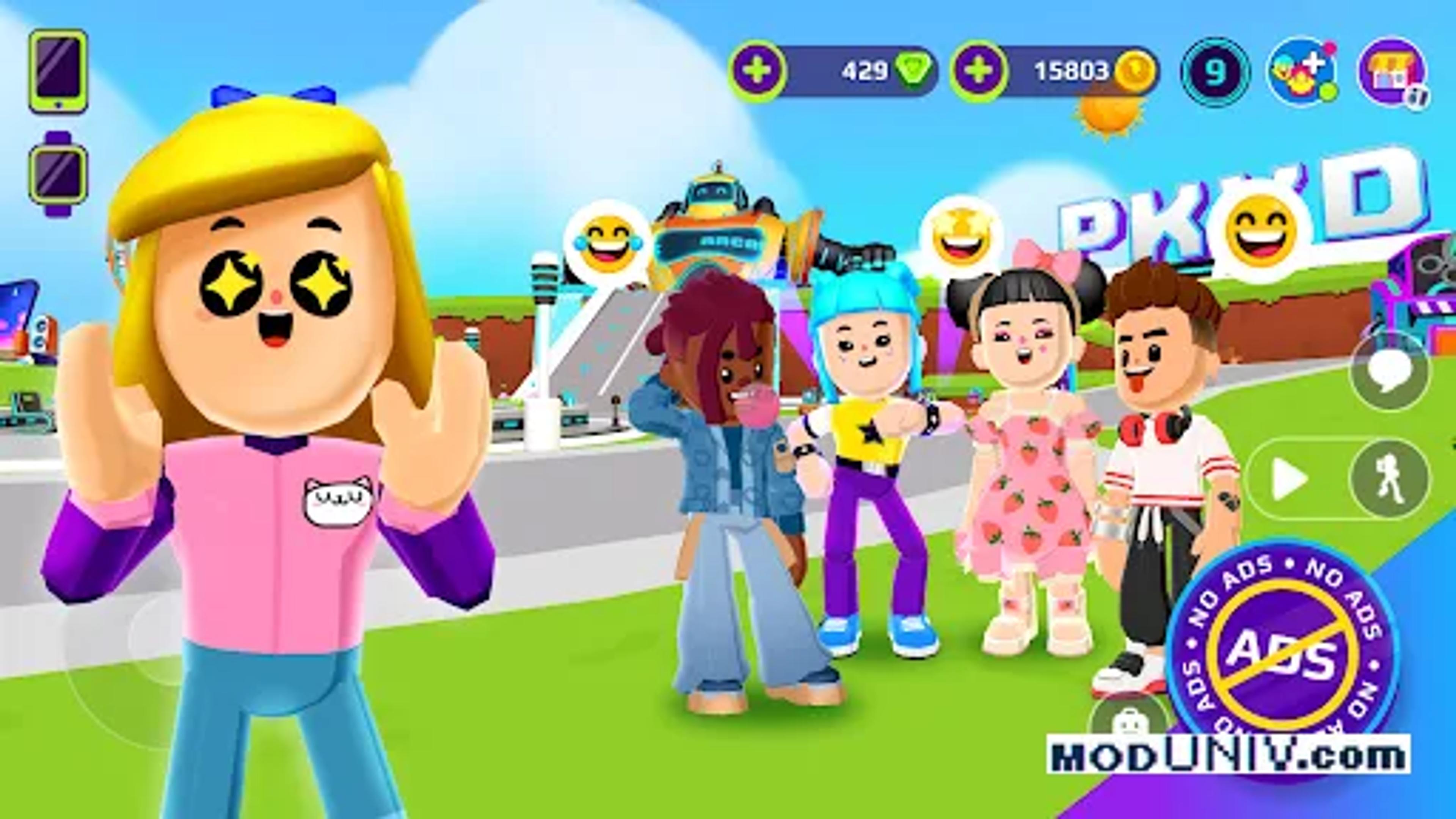 Captura de tela 1 de PK XD: Fun, friends & games