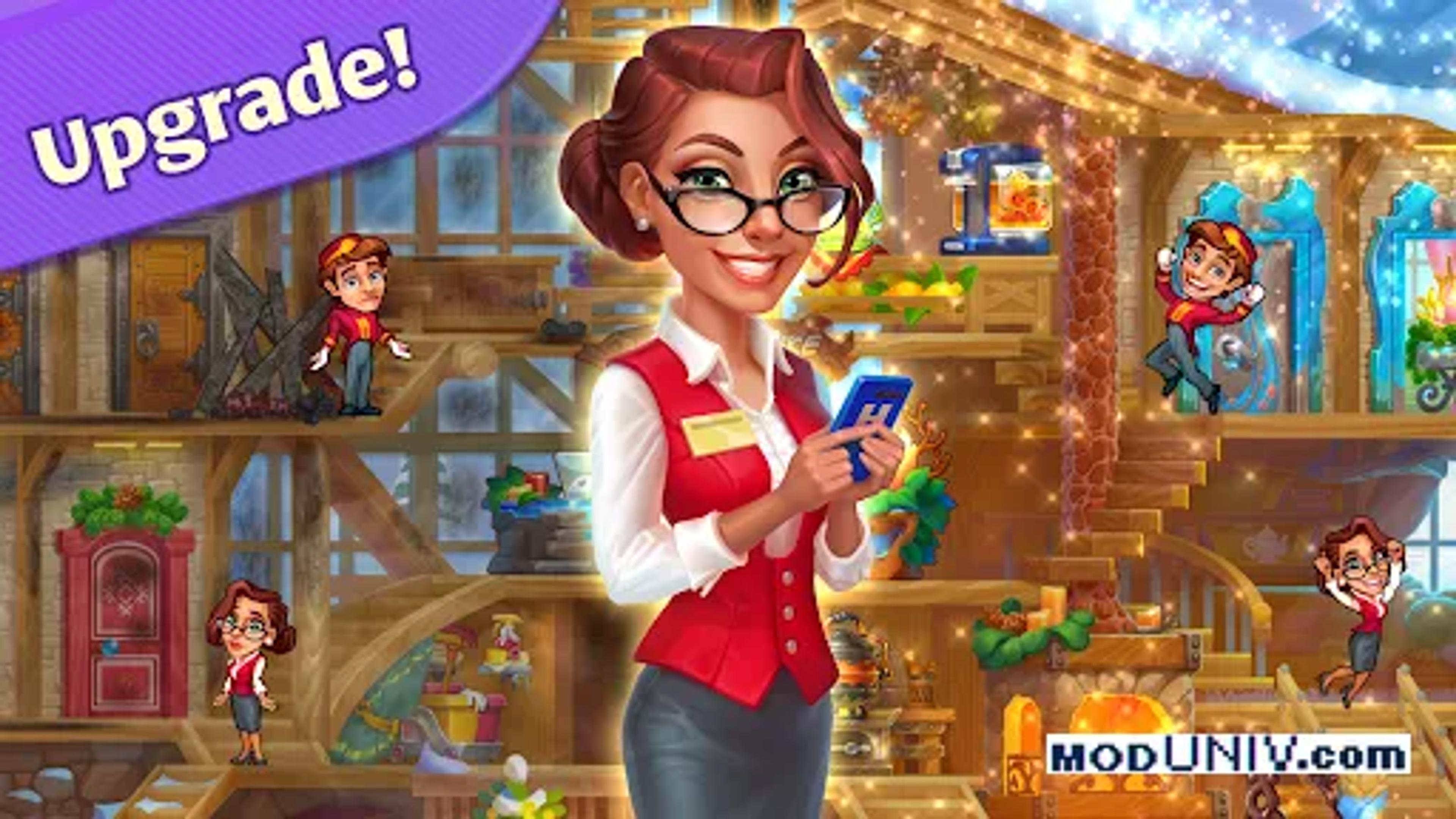 Captura de tela 1 de Grand Hotel Mania: Hotel games