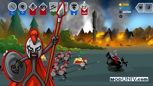 Captura de tela 3 de Stick War: Saga
